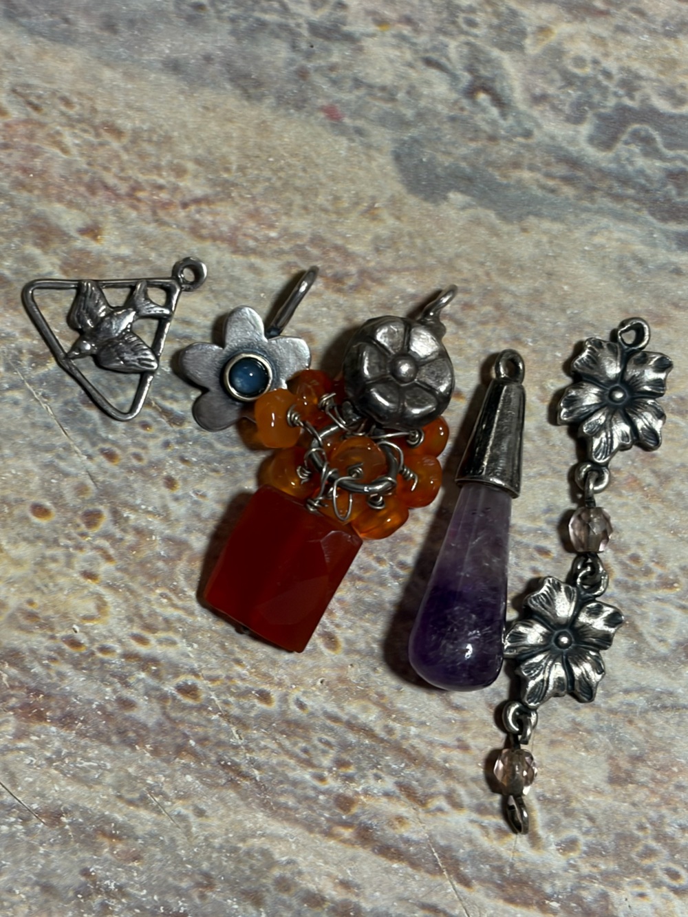 (5) Sterling Silver Charms/Pendants - Picture 7 of 13